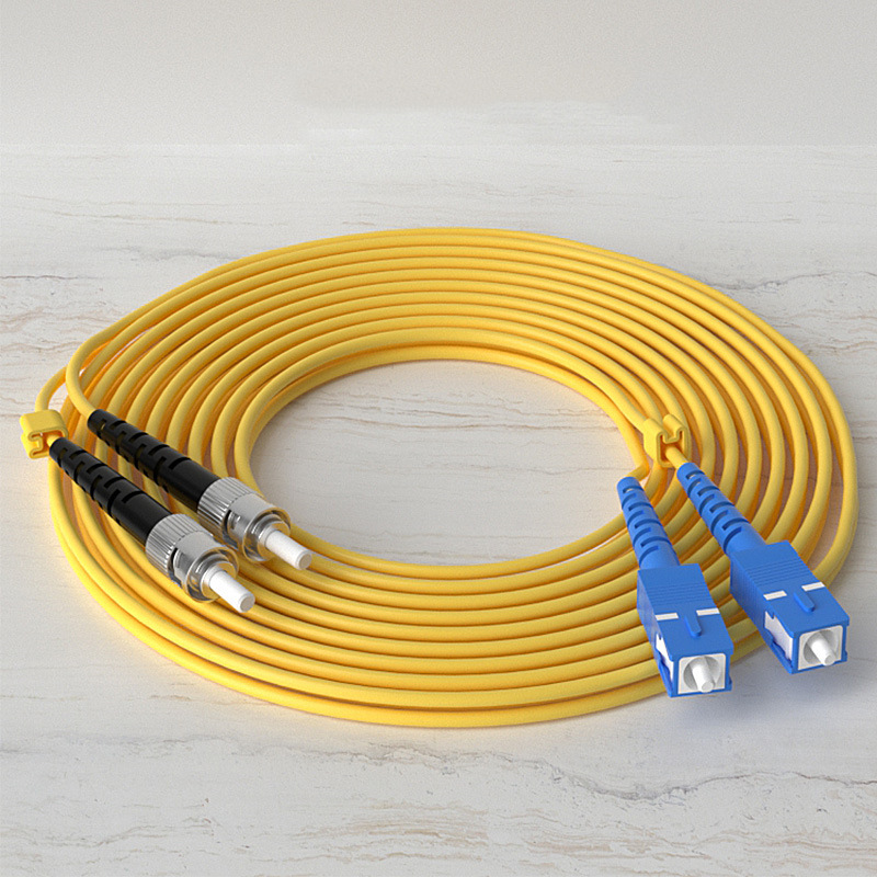 电信级sc-st单模双芯光纤跳线15米光纤延长线光纤跳线网络级