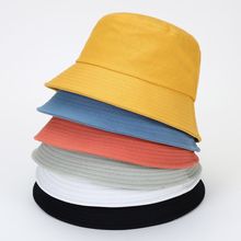 小黄帽渔夫帽小头围女夏季小号s小头50cm52cm54cm头小的遮阳帽子