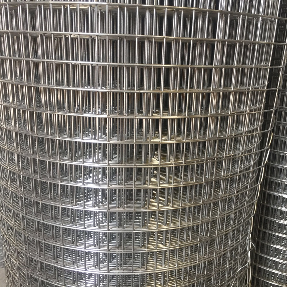 304不锈钢方格阳台防护网 电焊圈地养殖不生锈铁丝网卷