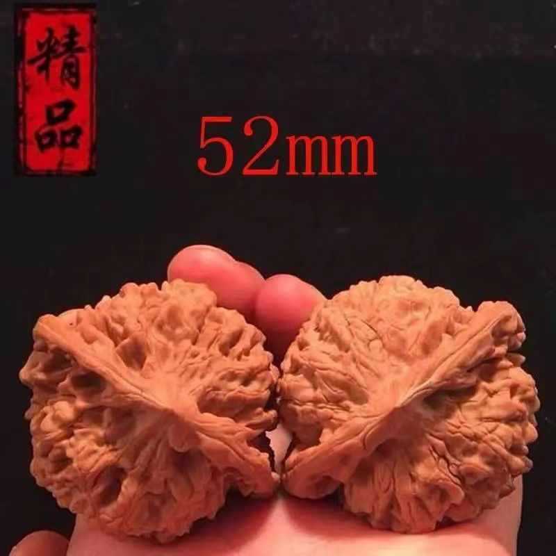 文玩核桃收藏级狮子头麒麟纹官帽野生特大把玩件桃核儿童缅甸其他