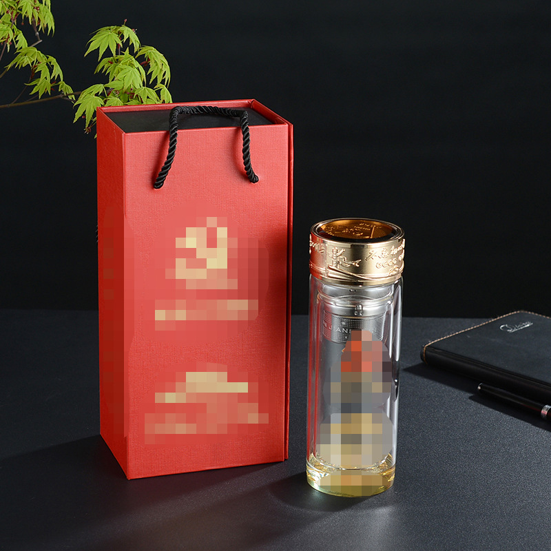 100周年水杯将军 一百年玻璃杯男女士高档建念礼品定制印logo