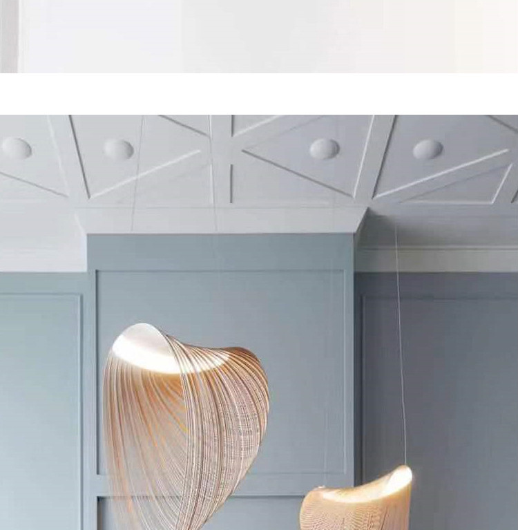 北欧简约异形吊灯设计师创意客厅卧室艺术书房创意装饰餐厅吊灯具