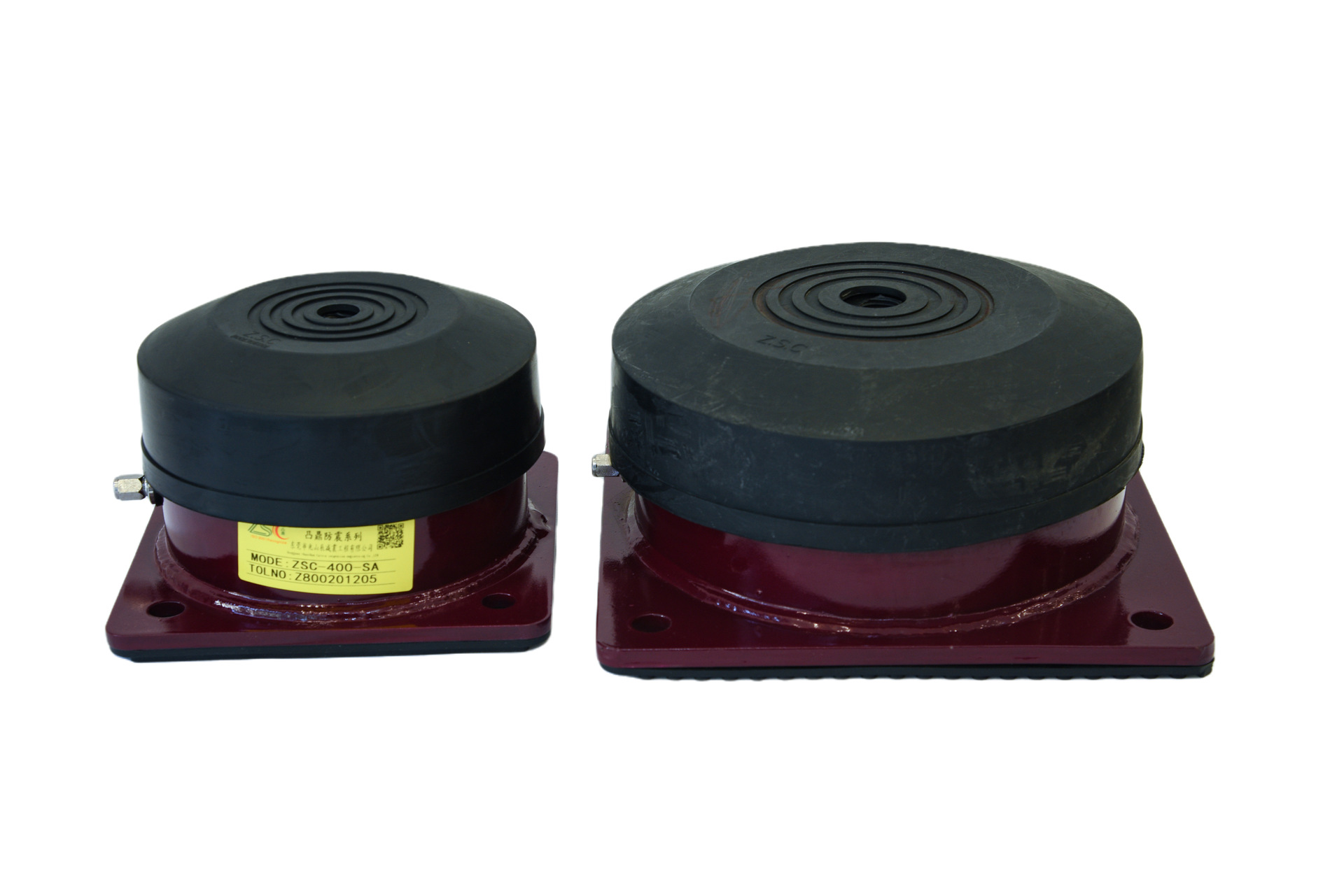 空气阻尼减震器用于冲床水泵绣花机模切机的低频设备隔震降噪