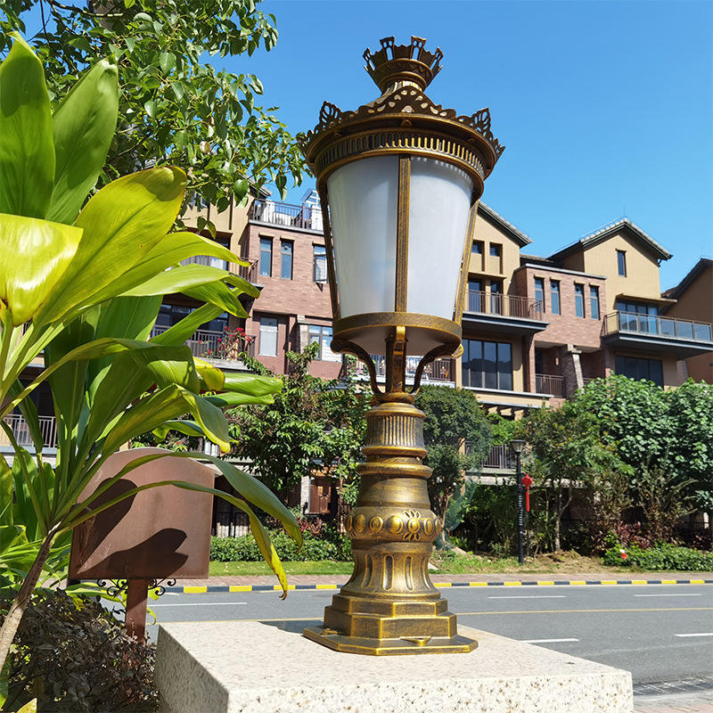 厂家供应欧式柱头灯复古围墙灯户外小区别墅柱头灯大门立柱装饰灯