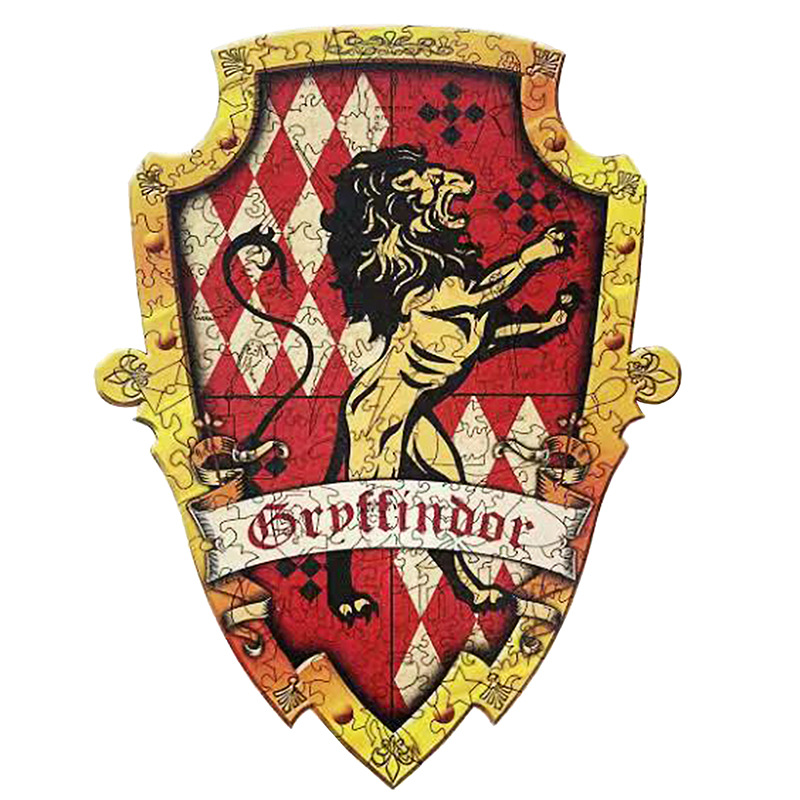 跨境新款学院风拼图木质拼图益智玩具木制异形不规格拼图尤达宝宝