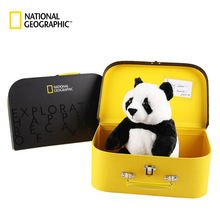 National Geographic仿真毛绒玩具动物礼盒系列考拉熊猫公仔批发