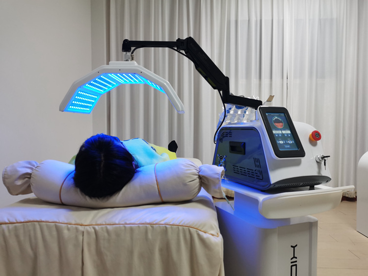 2022新款台式pdt七彩光动力皮肤管理美容仪器红蓝光金科丽光谱仪