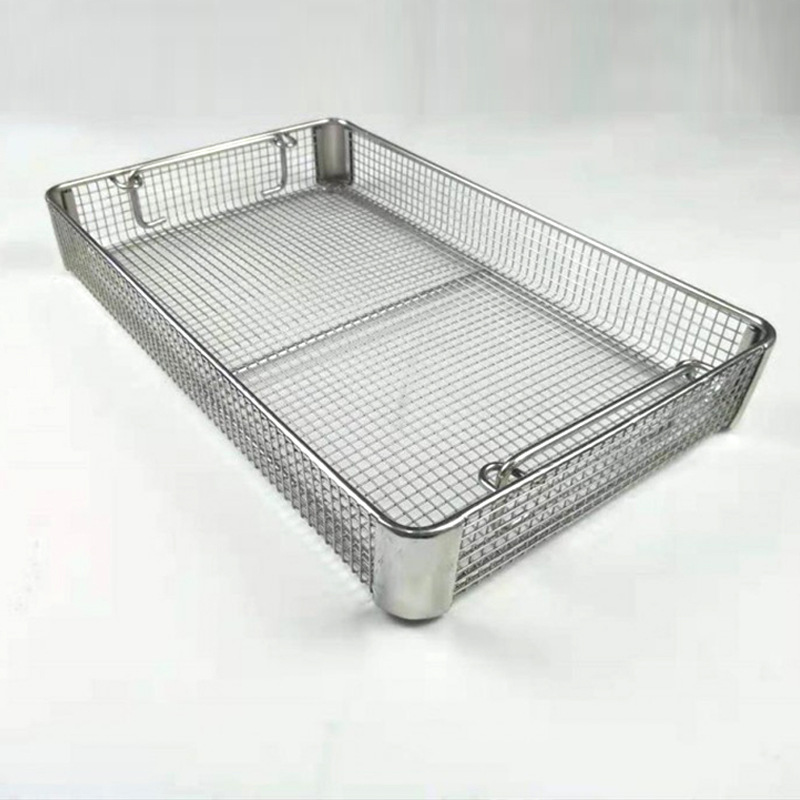不锈钢网筐长方形沥水篮洗菜水果篮大网孔网框洗菜沥水篮盆