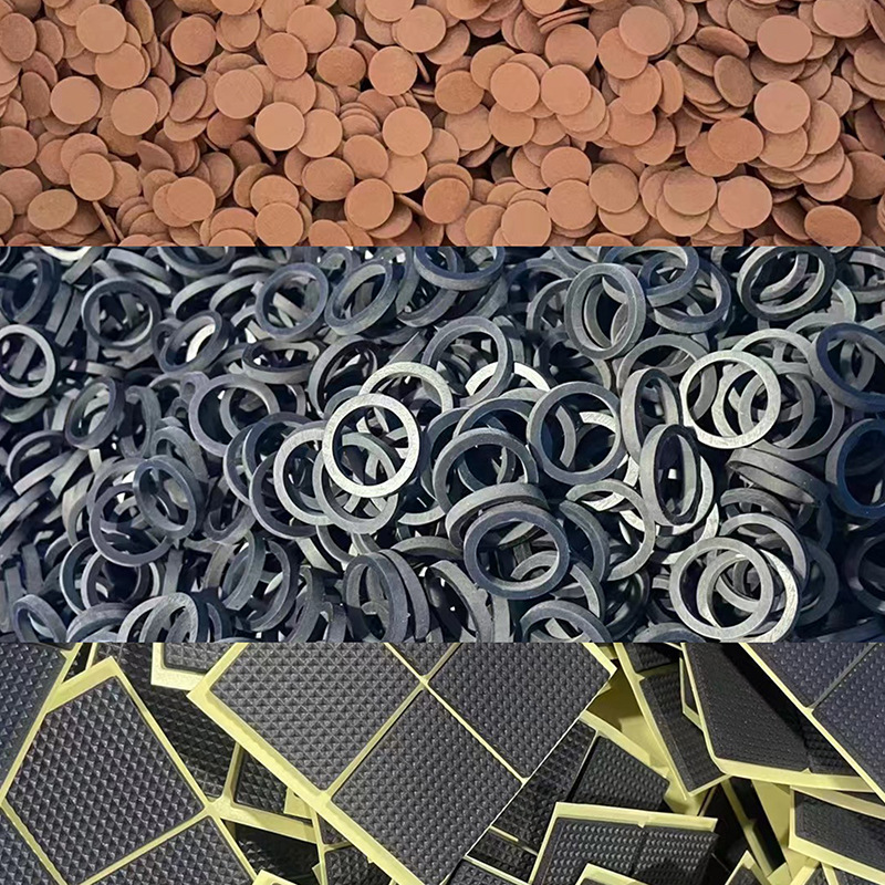 橡胶防滑垫片 加厚3m自粘网格胶垫 圆形eva泡棉防滑脚垫 手机支架