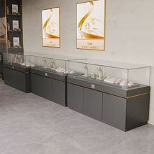 商场珠宝玻璃柜台首饰品展示柜博物馆古董文物展示柜台展厅陈列柜