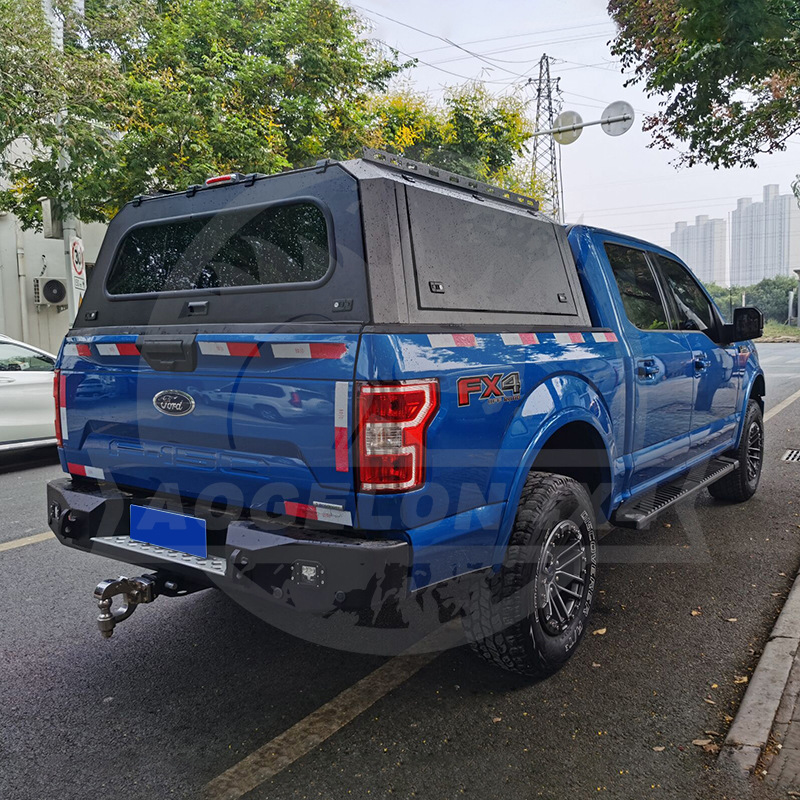 适用ford f150皮卡后尾箱高盖储物改装海拉克斯后斗高盖f150改装
