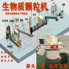 小型生物质颗粒机生产线 环模锯末木屑颗粒机 大型燃料颗粒机价格