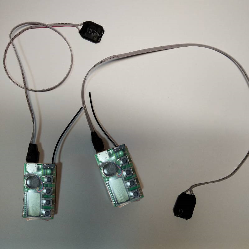 无声双向四键充电振动器大屏幕震感大小可调节无线呼叫震动提醒器