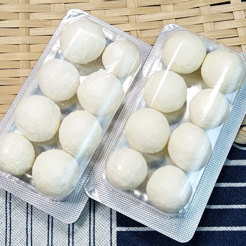 网红椰蓉味奶球夹心酸奶味软糖奶球糖喜糖小零食透明糖果散装批发