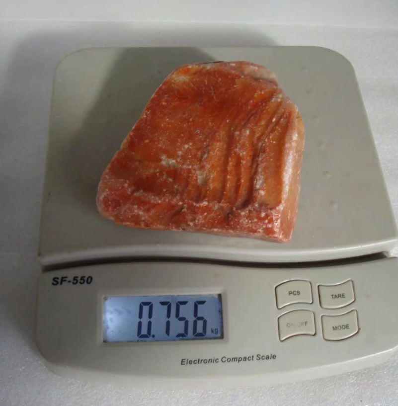 越南老挝石叶腊石通透原石料摆件石料印章印寿山石0.7公斤