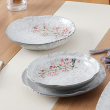 日式餐具和风陶瓷盘子碟子创意生鱼片寿司盘家用凉菜盘料理盘餐盘