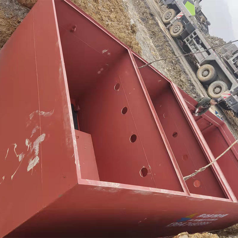 厂家供应工地污水处理设备沉淀池移动洗车槽沉淀池