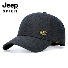 一件代发JEEPSPIRIT帽子男秋冬加厚棒球帽A0602