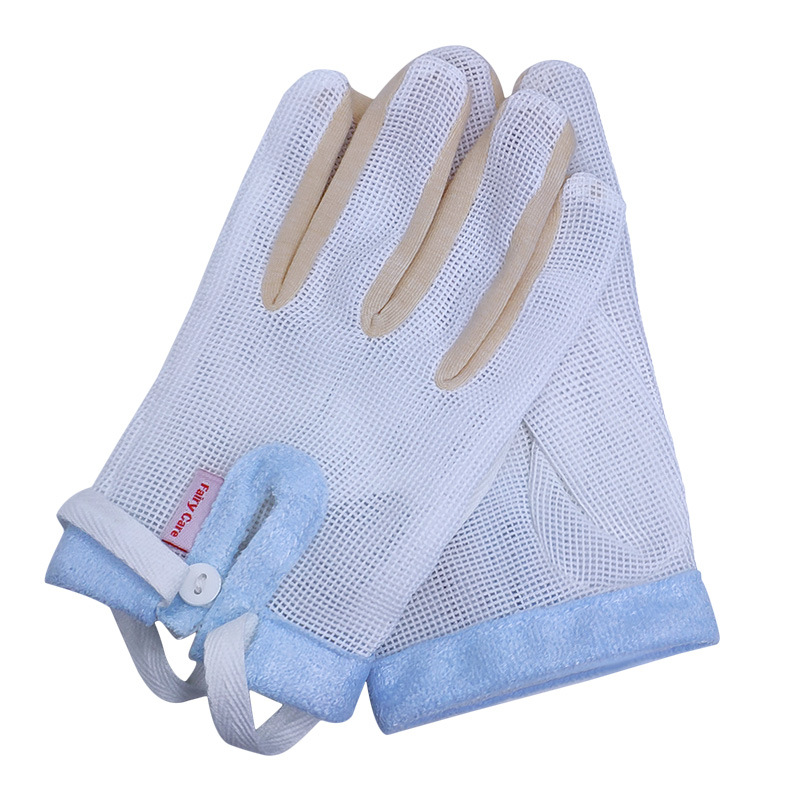 儿童手套薄款戒吃手小孩咬指甲啃手指套防抠手矫正宝宝防吃手