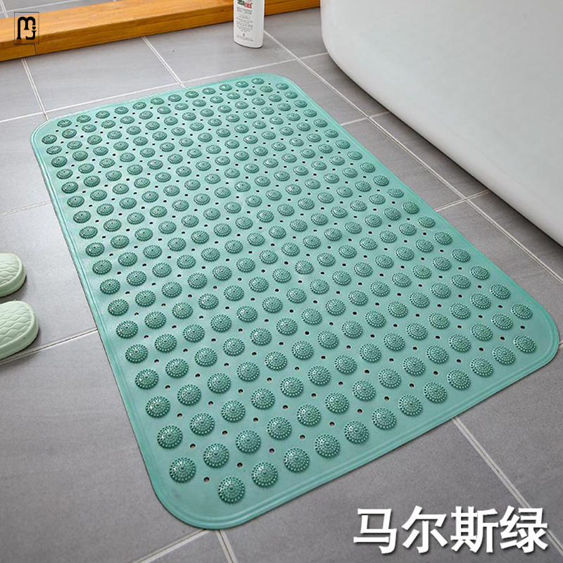 Square Non-Slip Mat Bathroom Mat Bath Anti-Fall Environmentally Friendly Home Shower Room Suction Cup Floor Mat Bathroom Massage Foot