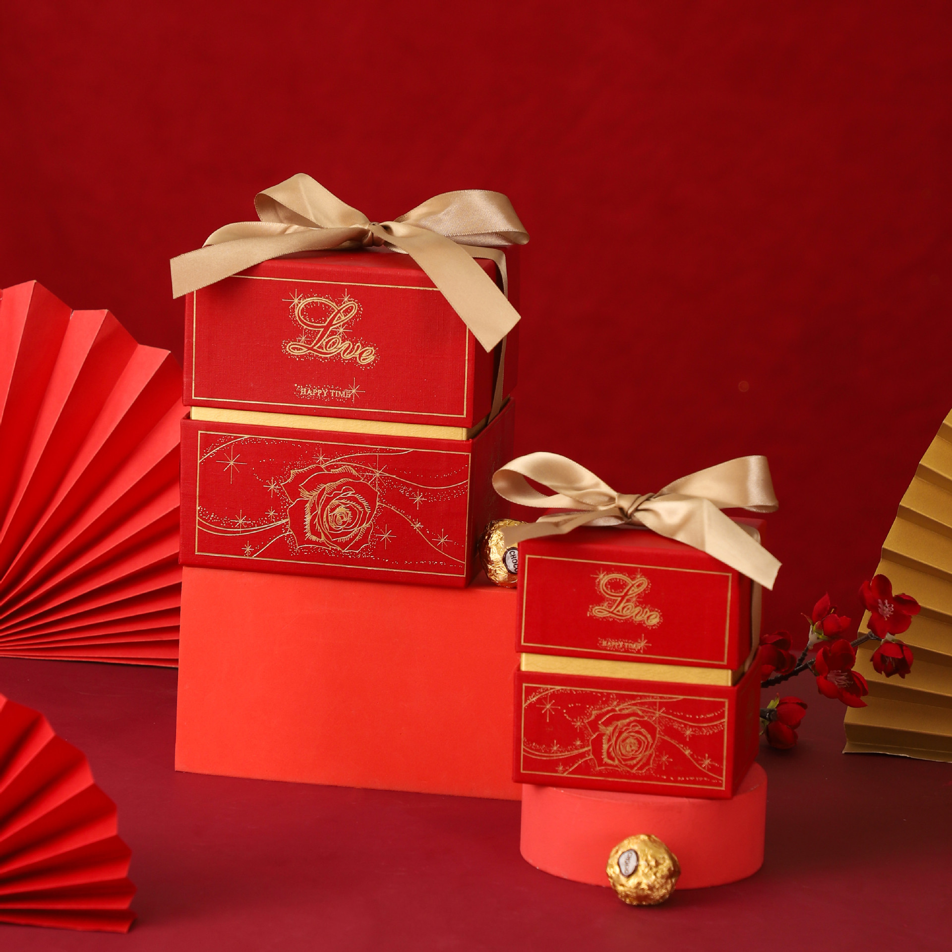 订婚结婚伴手礼礼盒空盒子网红ins礼物盒 新款欧式高档喜糖盒