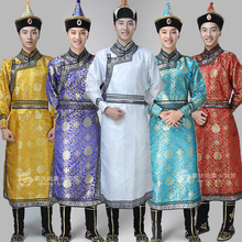 蒙古舞蹈演出服藏族拍照新款蒙古蒙族男装服少数民族影楼成人日常