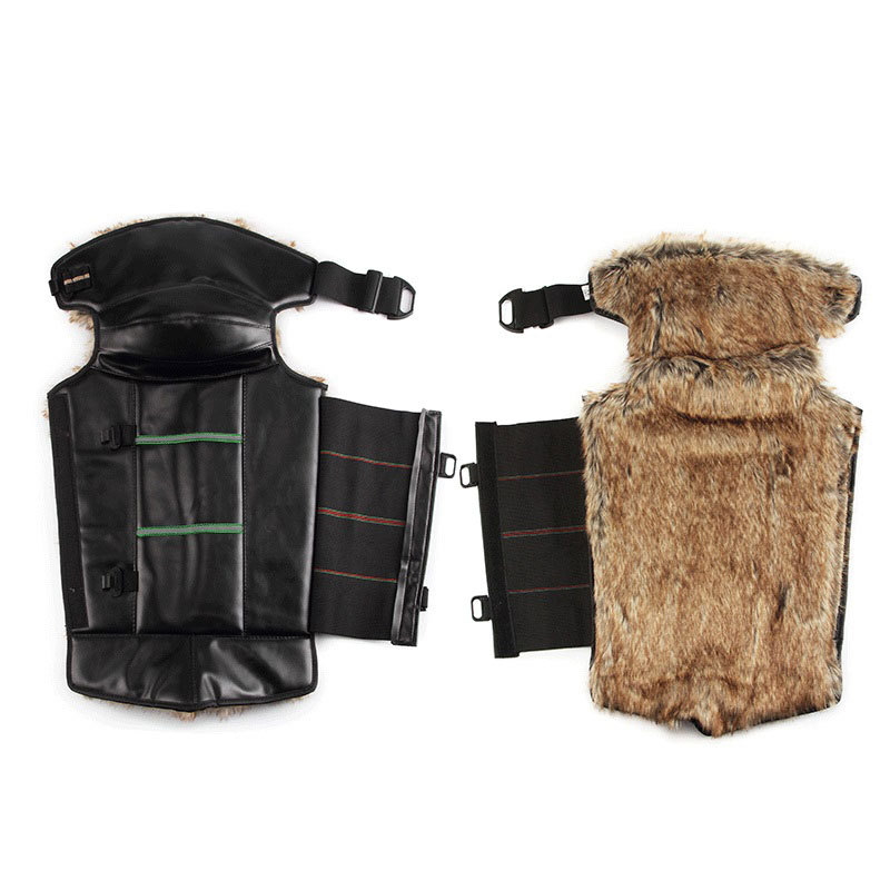 电动车护腿挡风骑摩托车冬天护膝盖护腿罩神器防风防寒保护套加绒