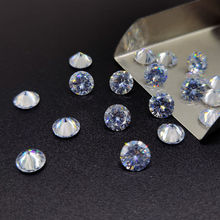 人工钻石5A白色锆石裸石戒指镶嵌补钻尖低锆石透明钻无底钻饰品钻