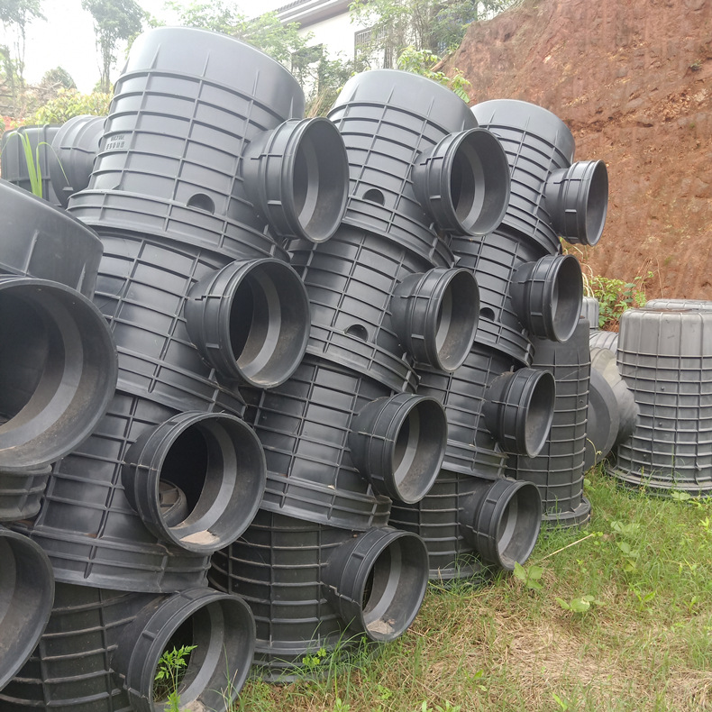 批发污水流槽雨水沉泥多通检查井支管160b-800a高效节能环保快捷