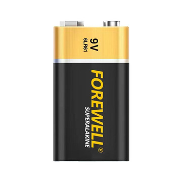 钛冉碱性9v电池6lr61方块叠层电池大容量烟感器电吉他话筒耐用9v