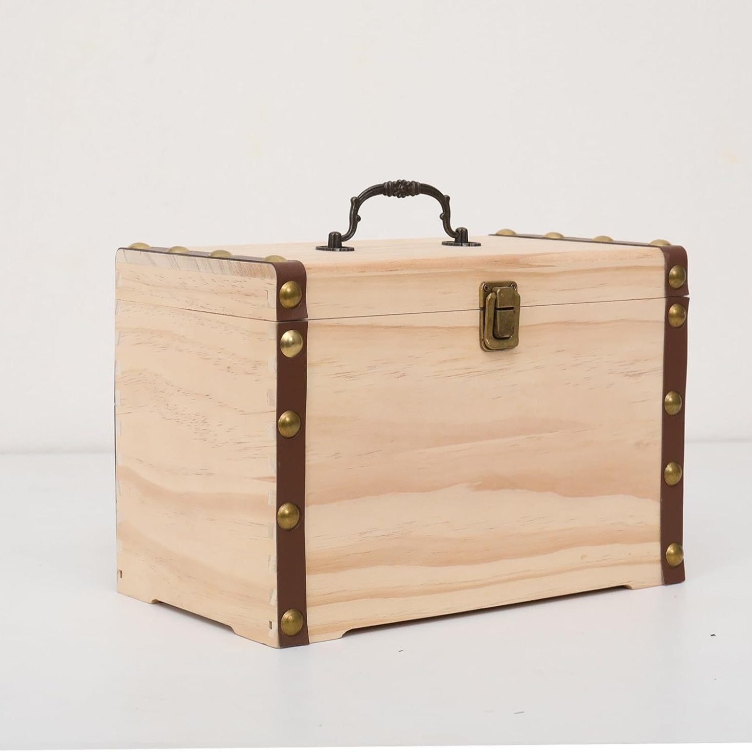 复古木盒木质包装礼品盒国潮礼盒手提私房茶散茶普洱茶木盒空盒子