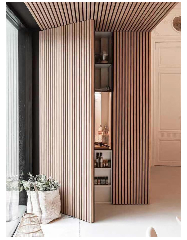 195生态木长城板护墙板木格栅板背景墙板装饰吊顶板装修材料墙裙