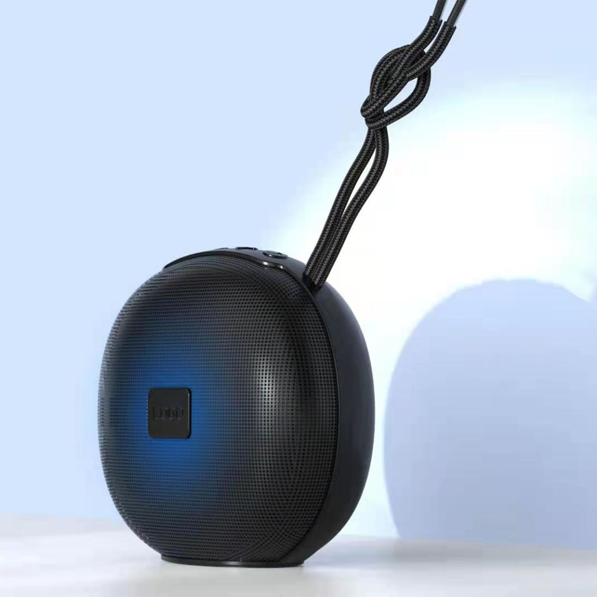 创意便携式蓝牙音箱户外防水运动音箱led炫彩重低音插卡音箱