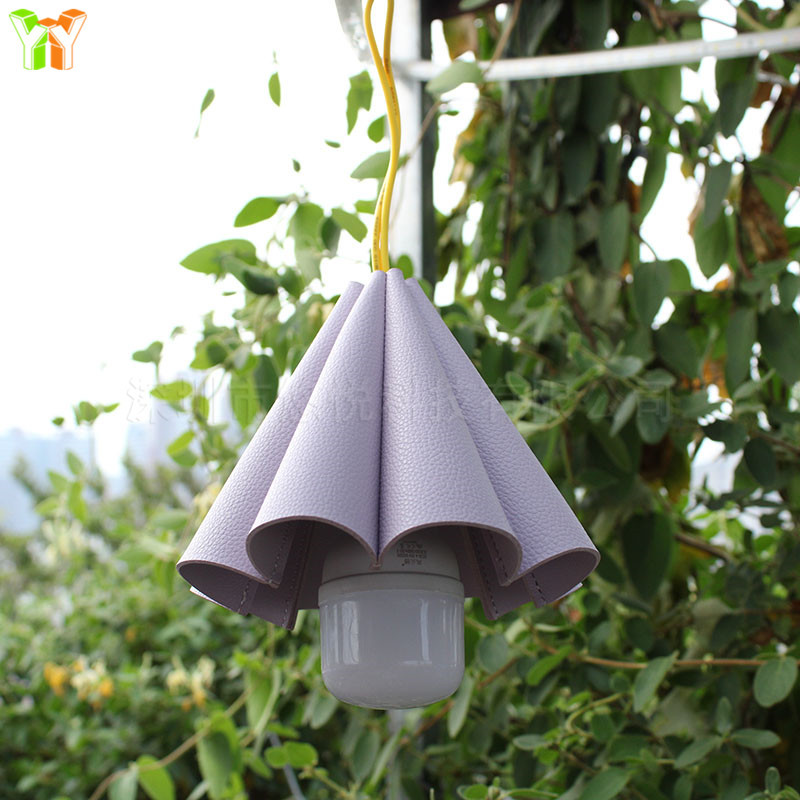 户外露营彩色八角防尘灯罩 酒吧餐厅皮革聚光灯套 花园灯具配附件