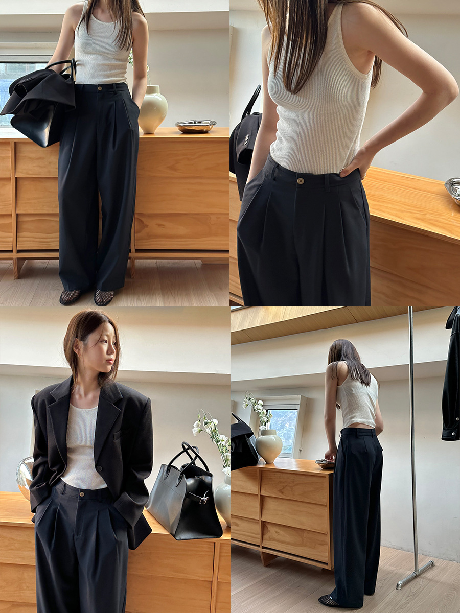 E-Commerce Exclusive round Neck Fit Casual Vest Women's Early Spring Korean Style Inner Outer Wear Short Sling Top 00590