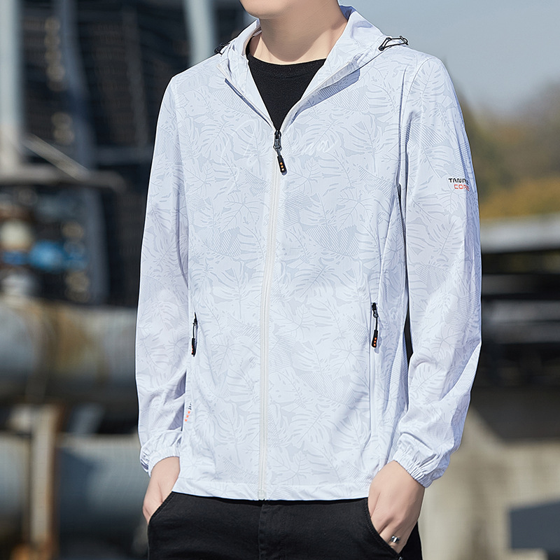 男士迷彩防晒衣速干透气防紫外线皮肤衣户外运动防晒登山钓鱼服男