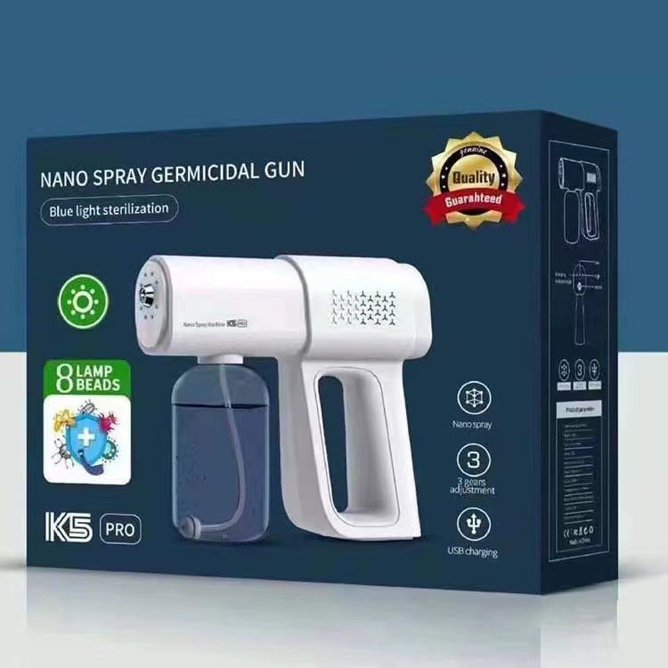 K5prok5 Genuine Patent Spray Disinfection Gun Wine Semen Spray Machine Nano Blue Light Disinfection Spray Gun Alcohol Gun