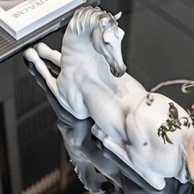 轻奢新中式马摆件物语动物雕塑骏马样板房玄关桌面装饰艺术摆件