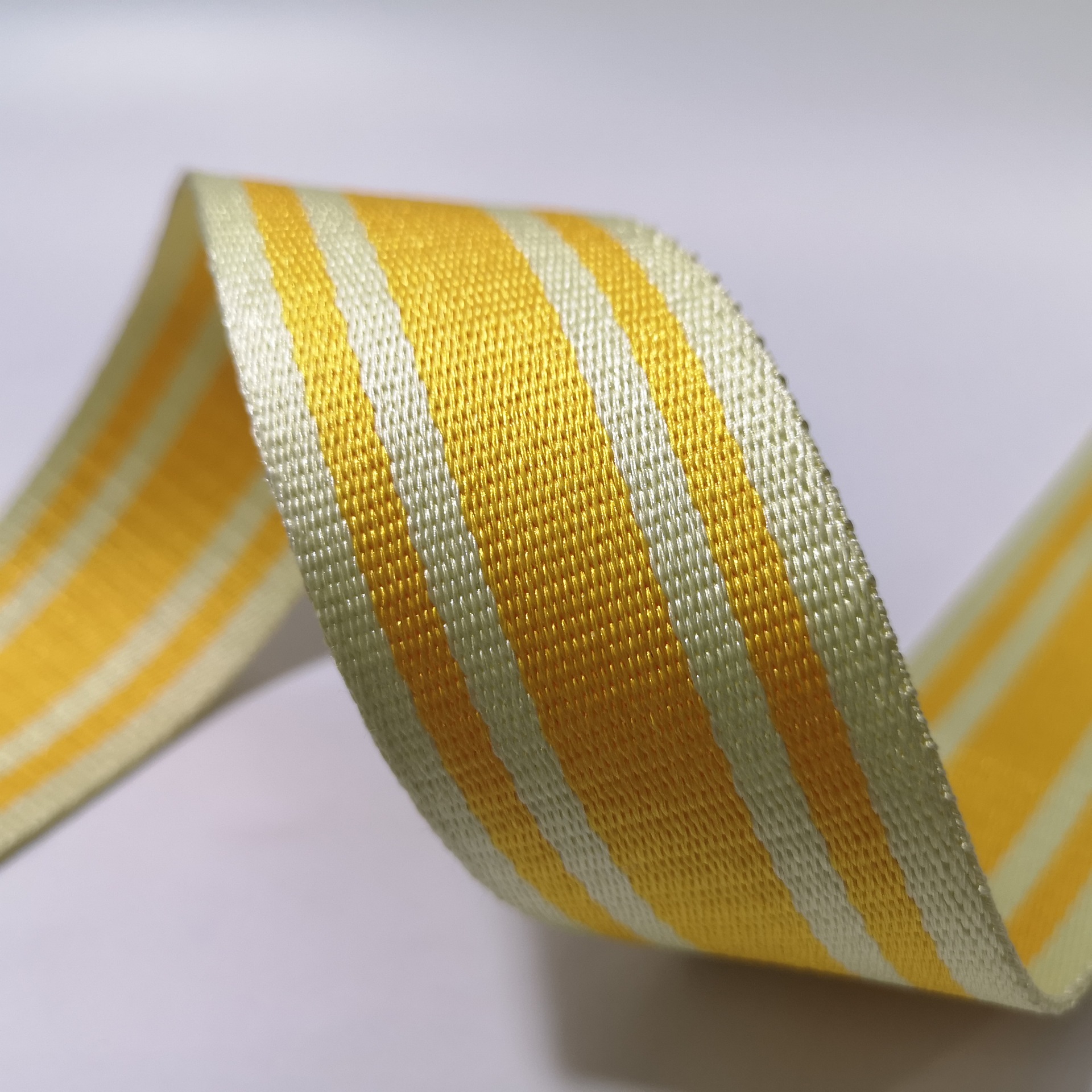 新 款纯尼龙平纹织带 1.5寸经典米黄色双面提手 1