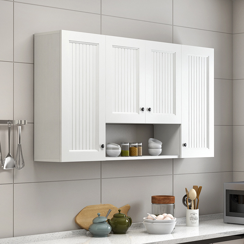 铝合金厨房吊柜墙壁柜轻奢浴室储物柜挂墙式太空铝阳台置物柜