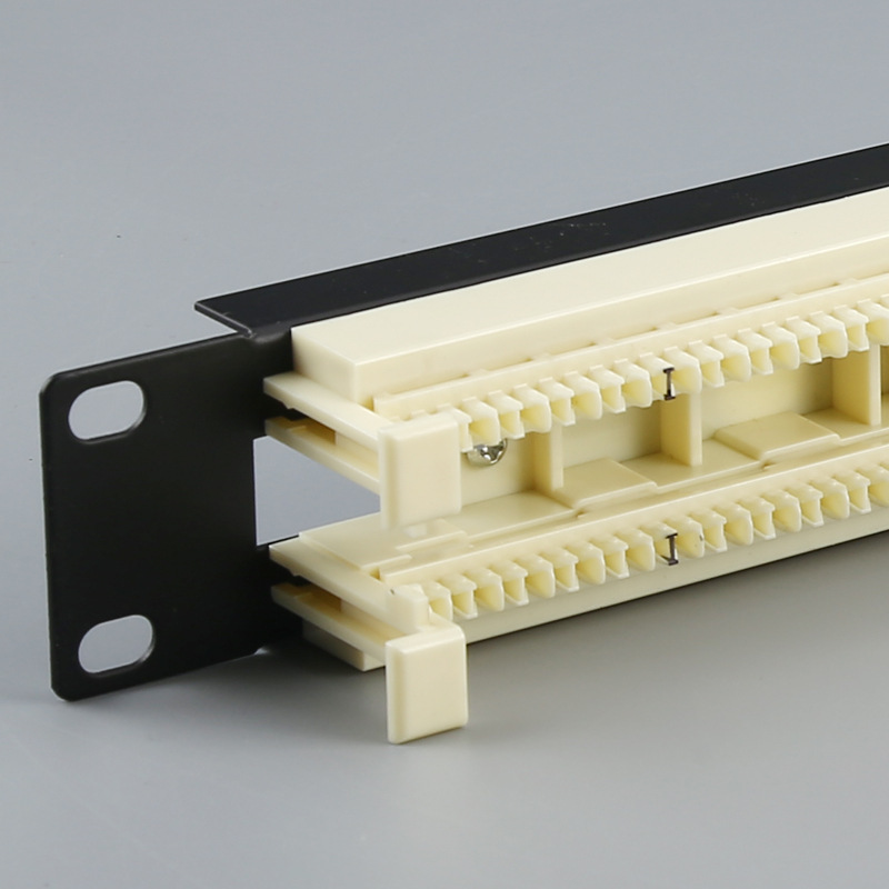110型100对电话配线架50对电话跳线架200对语音理线架含模块包邮