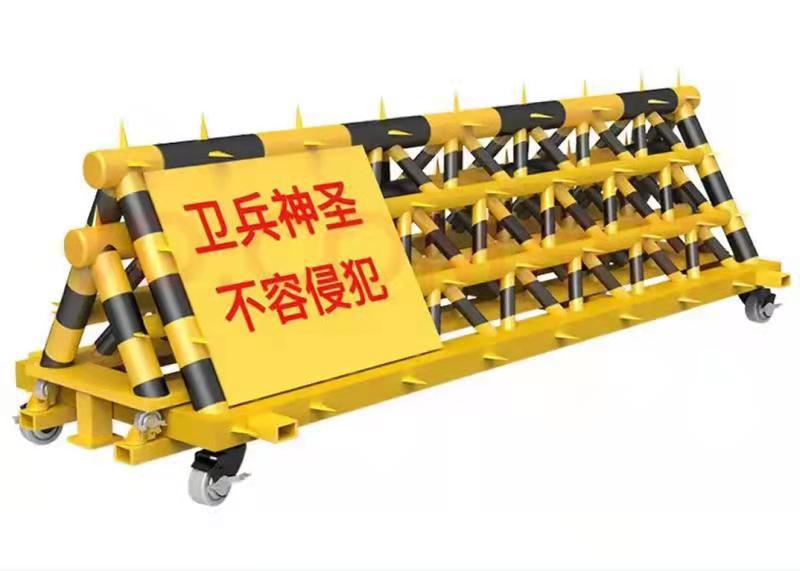 拒马带刺幼儿园巨马移动幼儿阻车路障护栏冲撞防防撞校设施学校