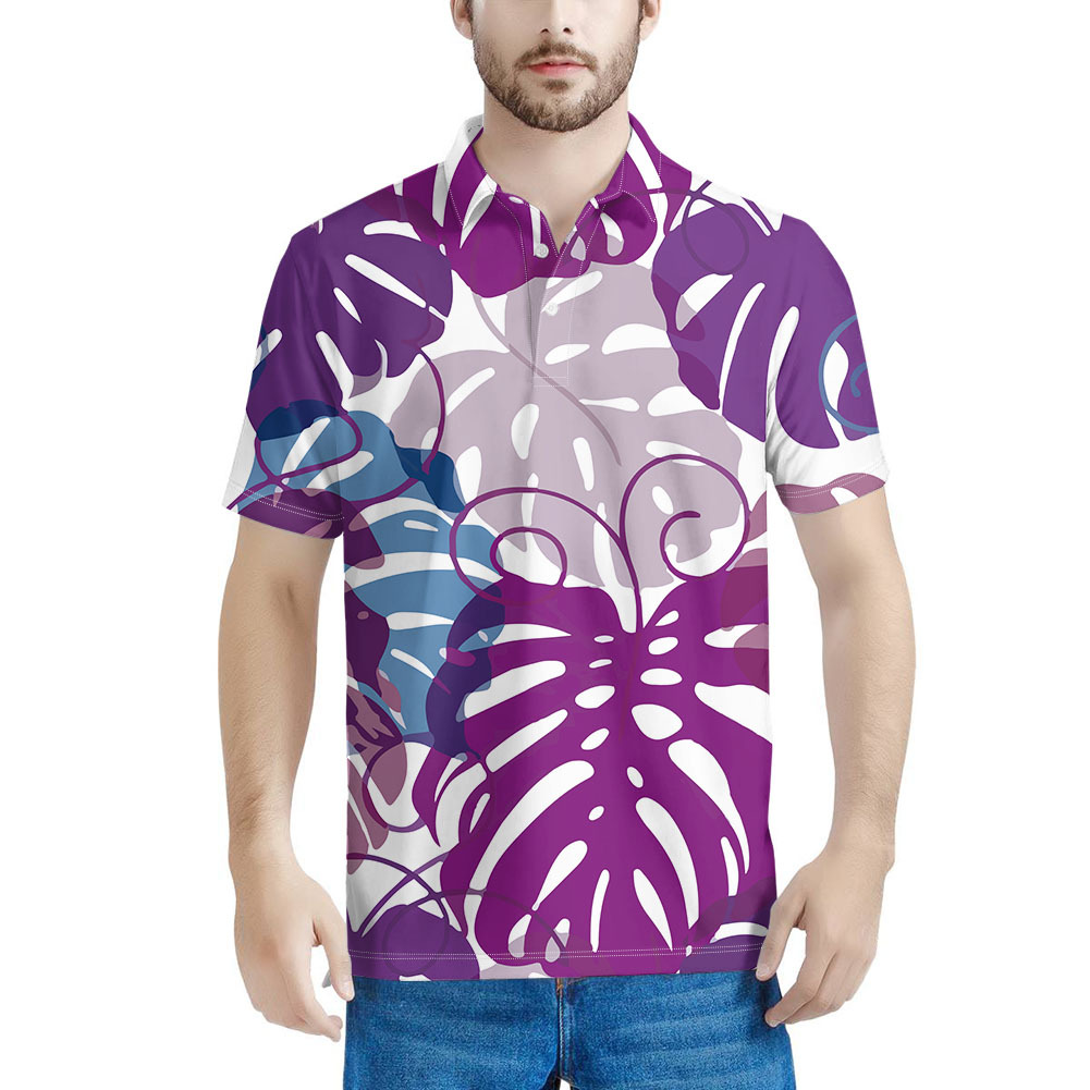 一件起订翻领衬衫男龟背叶polo衫夏季t恤复古帅气短袖休闲定制