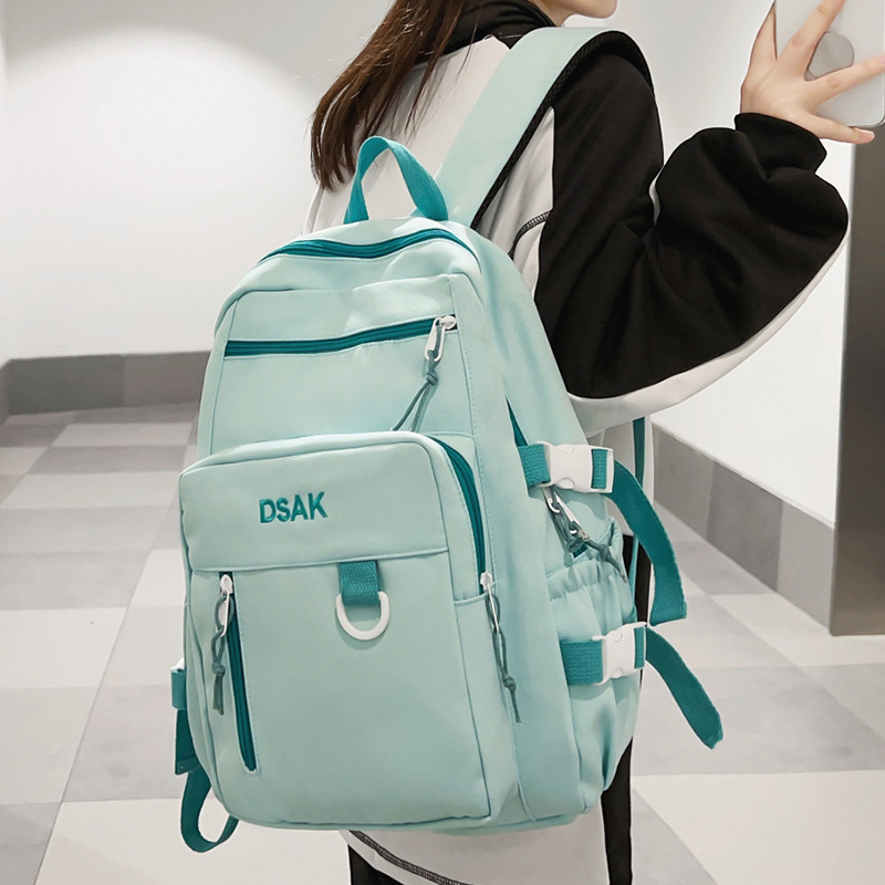 Schoolbag Girls' High School Student Trendy Cool Backpack Female High-Grade Sense Niche Original College Students' Backpack