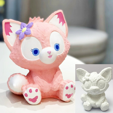 琳娜贝尔香薰石膏娃娃白胚手工diy涂鸦六一儿童节学生小朋友礼物