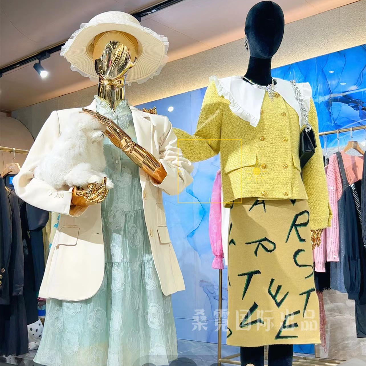 诗篇夏季热销连衣裙品牌折扣女装现货批发专柜商场撤