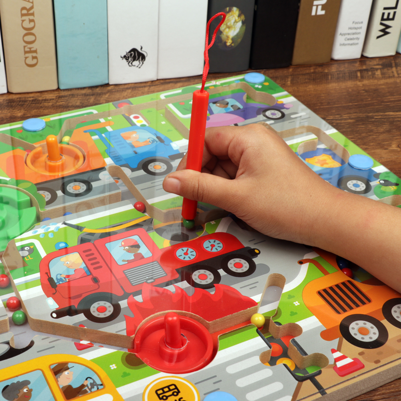 磁力迷宫走珠磁性运笔儿童益智玩具智力开发锻炼宝宝手指精细动作