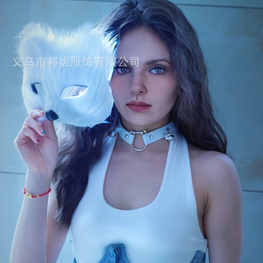 cosplay狐狸面具道具化妆舞会面具舞台表演面具