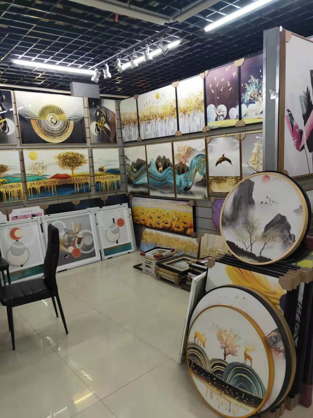 自定义装饰画油画布画芯有框无框画北欧高清喷绘代发挂画来图定制