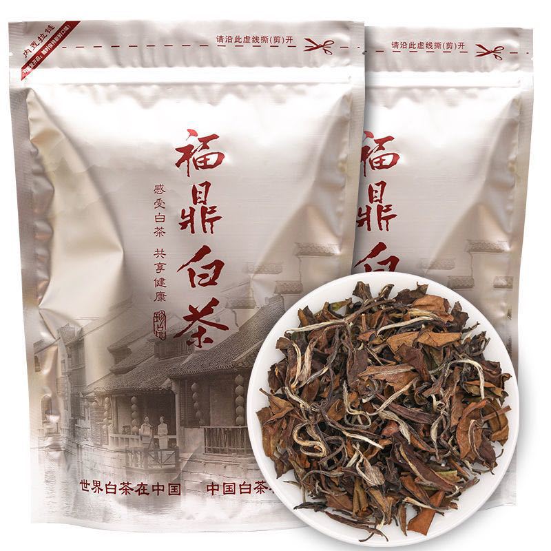 福鼎白茶2016年高山荒野老白茶日晒枣香陈年寿眉贡眉袋装500g批发